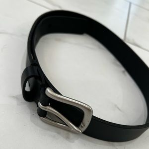 Boys Black Leather GAP Kids Belt